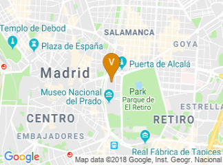 map of Glass gallery Cibeles Palace