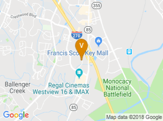 map of Residence Inn by Marriott Frederick