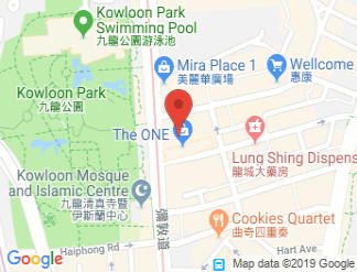 map of The Mira Hong Kong