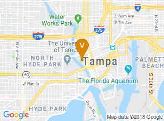 map of Curtis Hixon Waterfront Park