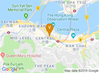 map of Mandarin Oriental, Hong Kong
