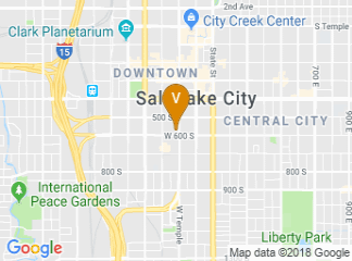 map of DoubleTree Suites by Hilton Hotel Salt Lake City Downtown