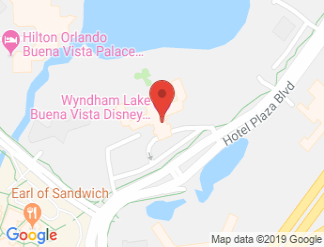 map of Wyndham Lake Buena Vista Disney Springs Resort Area