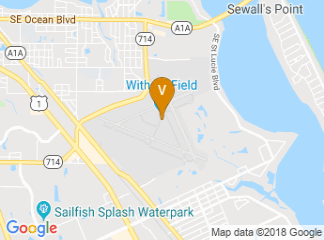 map of Witham Field Airport
