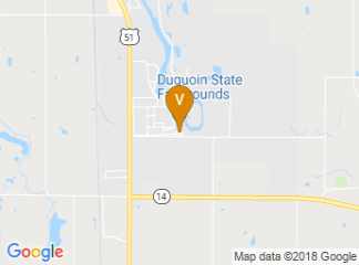 map of Duquoin State Fairgrounds