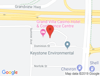 map of Delta Hotels by Marriott Burnaby Conference Centre