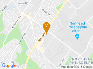 map of Four Points by Sheraton Philadelphia Northeast