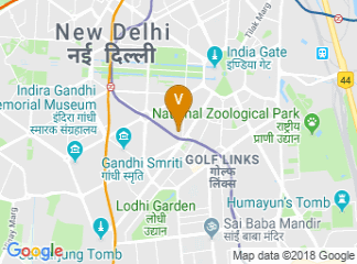 map of The Taj Mahal Hotel, New Delhi