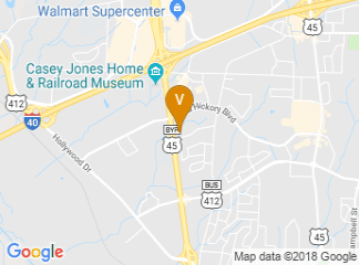 map of DoubleTree by Hilton Hotel Jackson