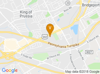 map of DoubleTree by Hilton Hotel Philadelphia - Valley Forge