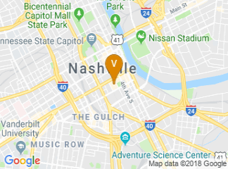 map of Bridgestone Arena