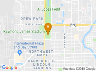map of Raymond James Stadium