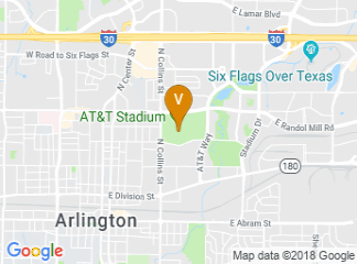 map of AT&T Stadium