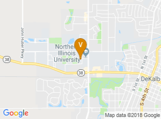 map of Northern Illinois University