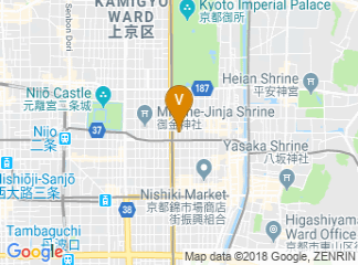 map of Hearton Hotel Kyoto