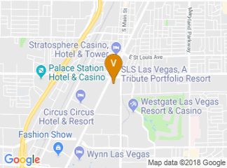 map of SLS Las Vegas a Tribute Portfolio Resort