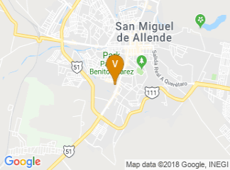 map of Hotel Real de Minas