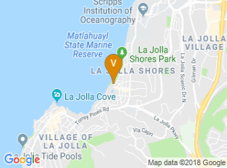 map of La Jolla Shores Hotel