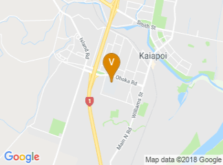 map of Kaiapoi High School