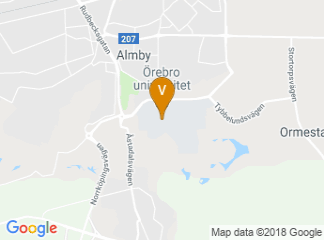 map of Orebro University