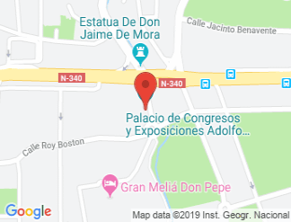map of Congress and Exhibition Palace Adolfo Suarez