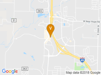 map of Embassy Suites Northwest Arkansas - Hotel, Spa & Convention Center