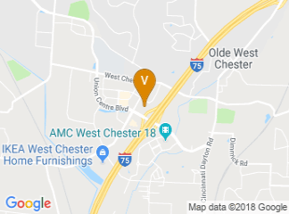 map of Cincinnati Marriott North