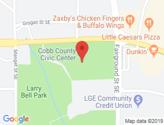 map of Cobb County Civic Center