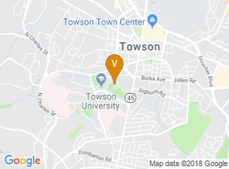 map of Towson University