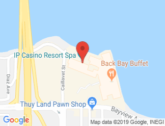 map of IP Casino Resort Spa