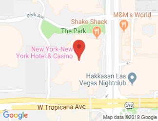 map of New York-New York Hotel & Casino