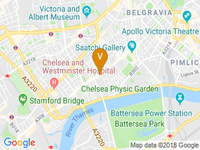 map of Chelsea Old Town Hall