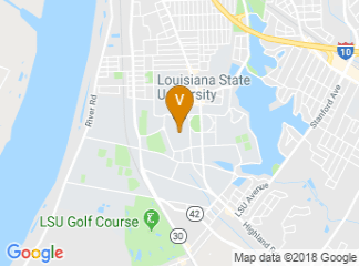 map of Louisiana State University