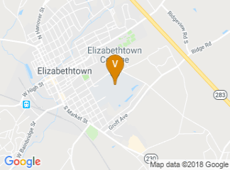 map of Elizabethtown College