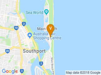 map of Sheraton Grand Mirage Resort, Gold Coast