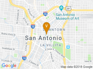 map of Holiday Inn San Antonio Riverwalk