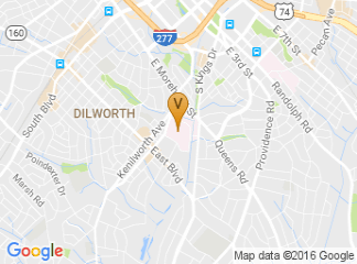map of Carolinas Medical Center-Pineville