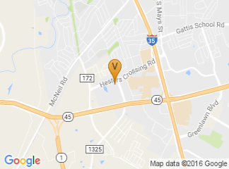 map of Marriott North Austin Hotel