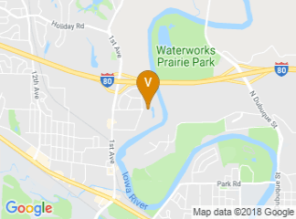 map of Coralville Marriott Hotel & Conference Center