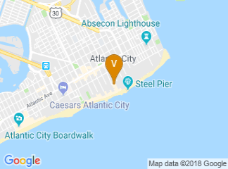 map of Resorts Casino Hotel