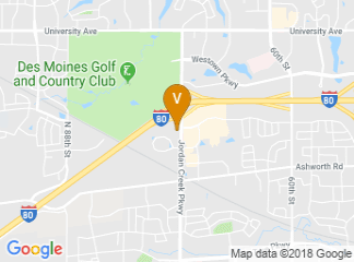 map of West Des Moines Marriott