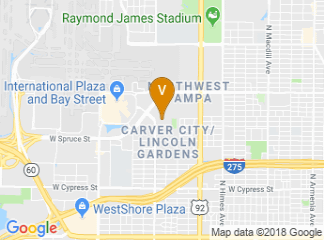 map of Hilton Tampa Airport Westshore