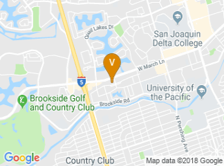 map of Hilton Stockton