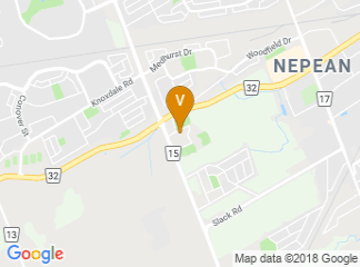 map of Nepean Sportsplex