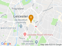 map of Mercure Leicester The Grand Hotel