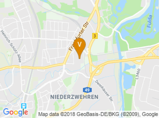 map of dez Einkaufszentrum Kassel