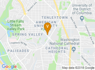 map of American University Museum at the Katzen Arts Center