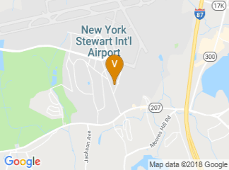 map of Homewood Suites by Hilton Newburgh-Stewart Airport