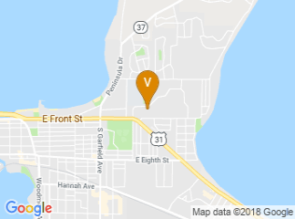 map of Northwestern Michigan College