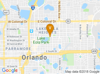 map of Lake Eola Park